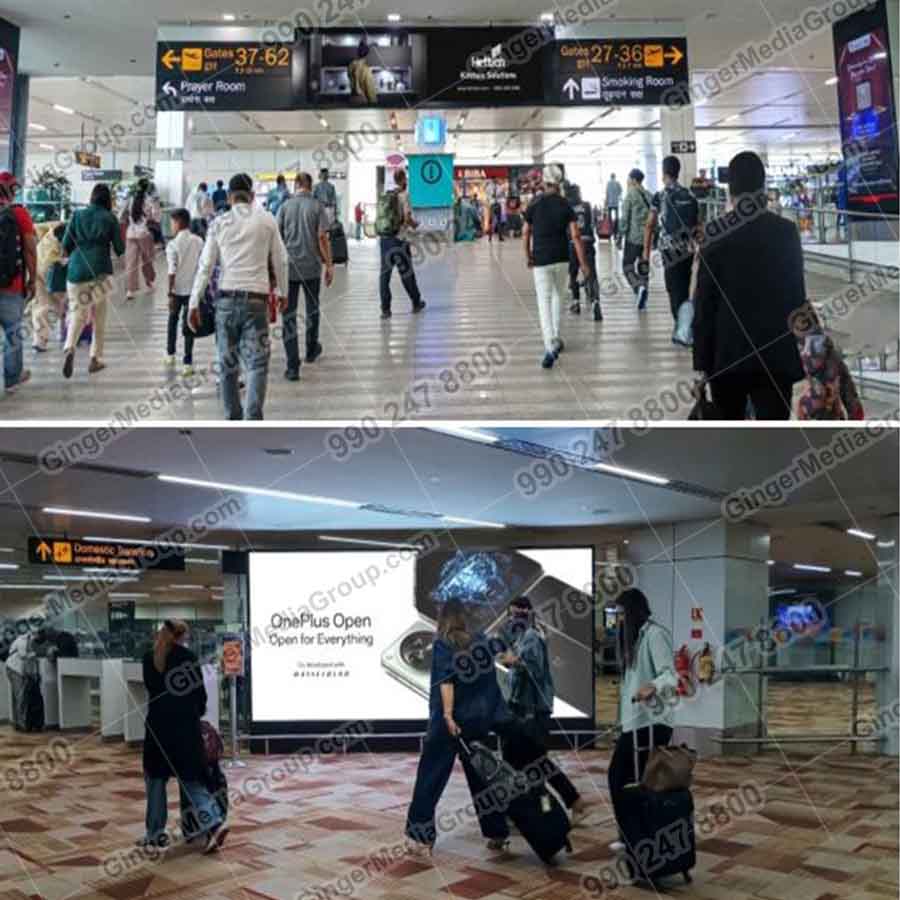 airport advertising delhi oneplus