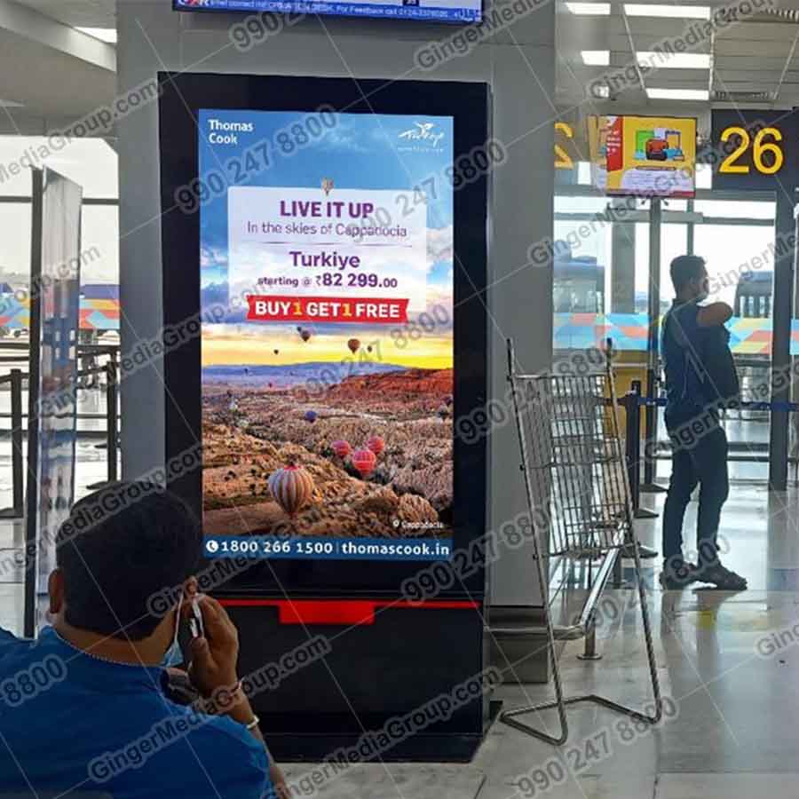 airport advertising delhi thomas cook