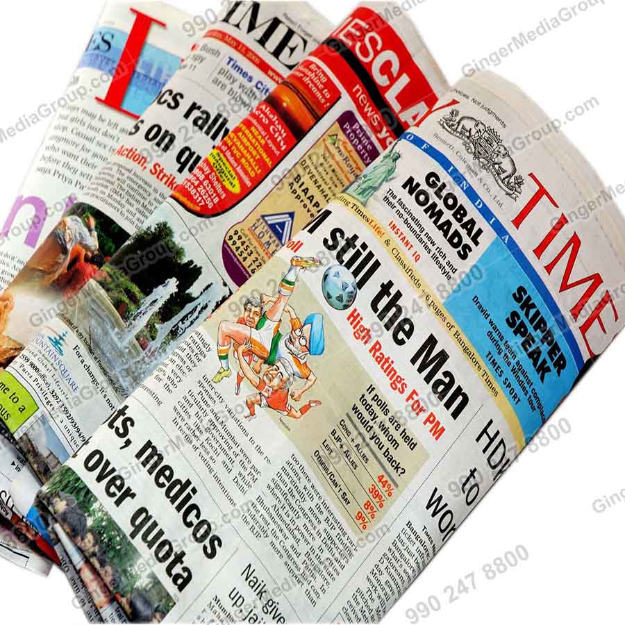 newspaper advertising bangalore time