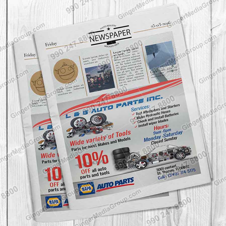 newspaper advertising hyderabad autoparts