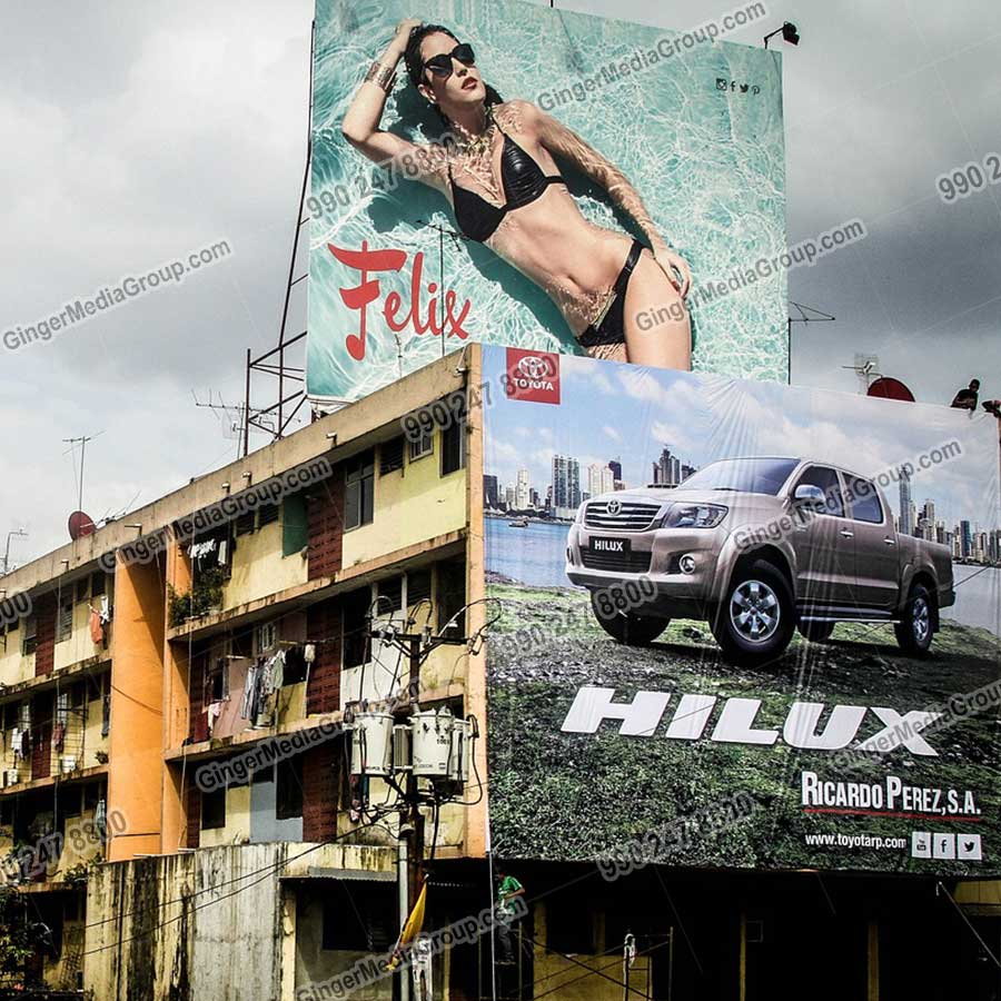 Top colors used in Auto rickshaw advertising