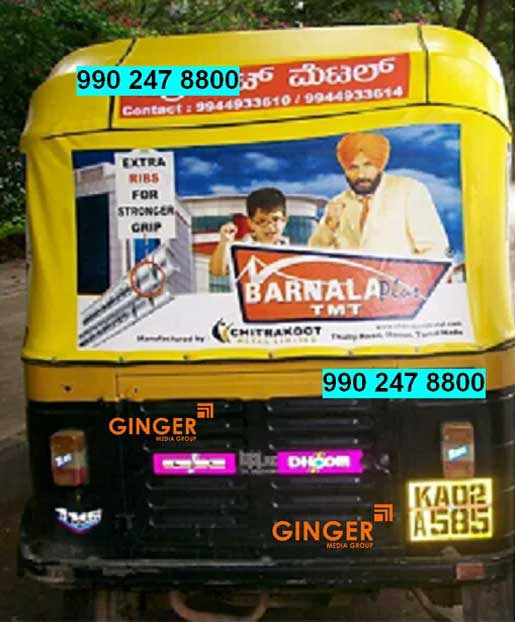 Auto rickshaw branding in bangalore