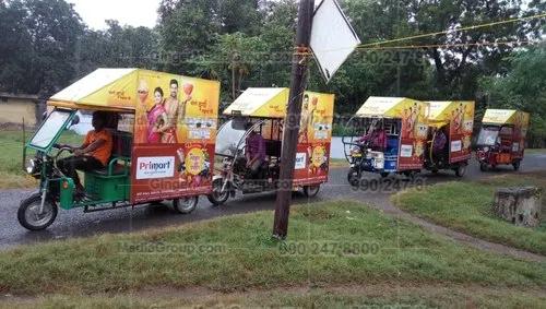 Top colors used in Auto rickshaw advertising