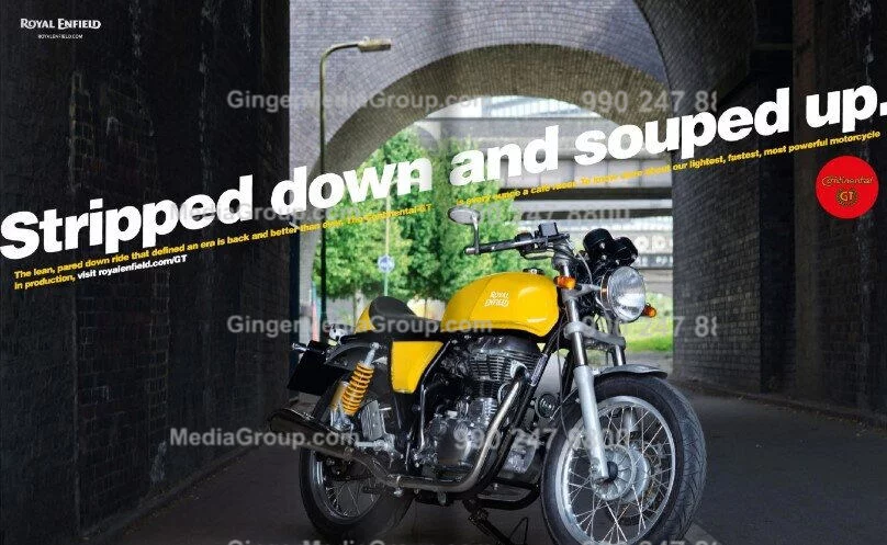 Royal Enfield Advertising in GQ India Magazine