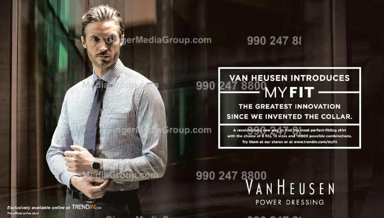 Vanheusen Advertising in GQ India Magazine