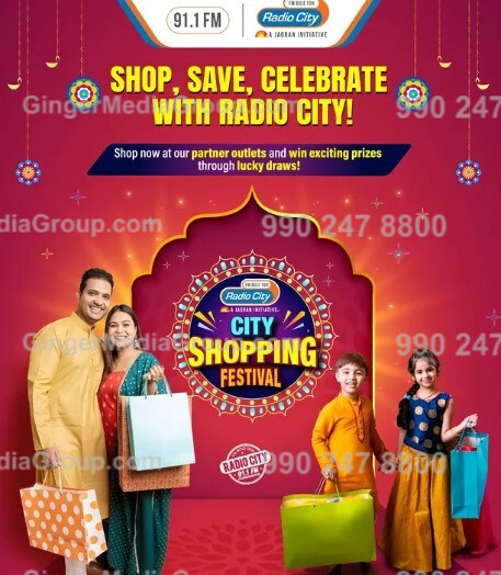 Shopping Ad Advertising in Radio City 91.1, New Delhi