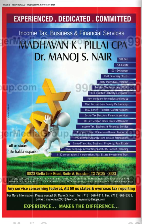 Advertising in Indian Herald Magazine