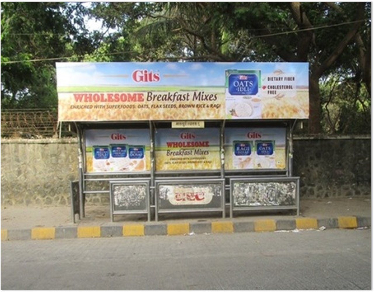 bus shelter branding in jamshedpur