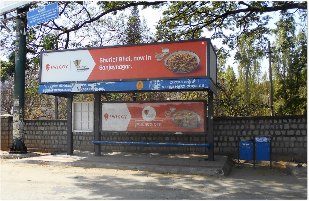 bus shelter branding in nagpur